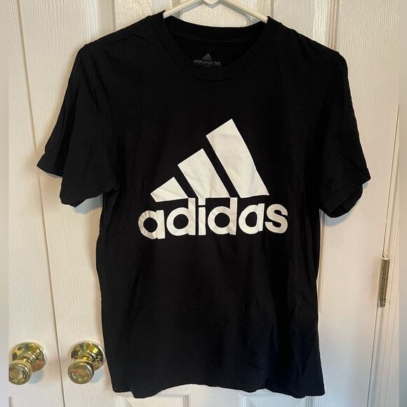 Adidas Mens Amplifier Cotton Short‎ Sleeve Tee - Picture 1 of 3